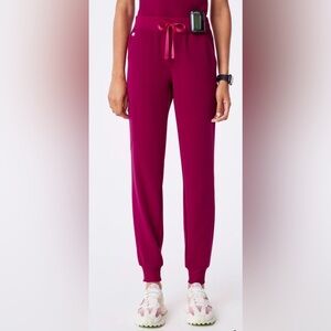 Figs Zamora Jogger Pants Dark Magenta, Sz XXSP